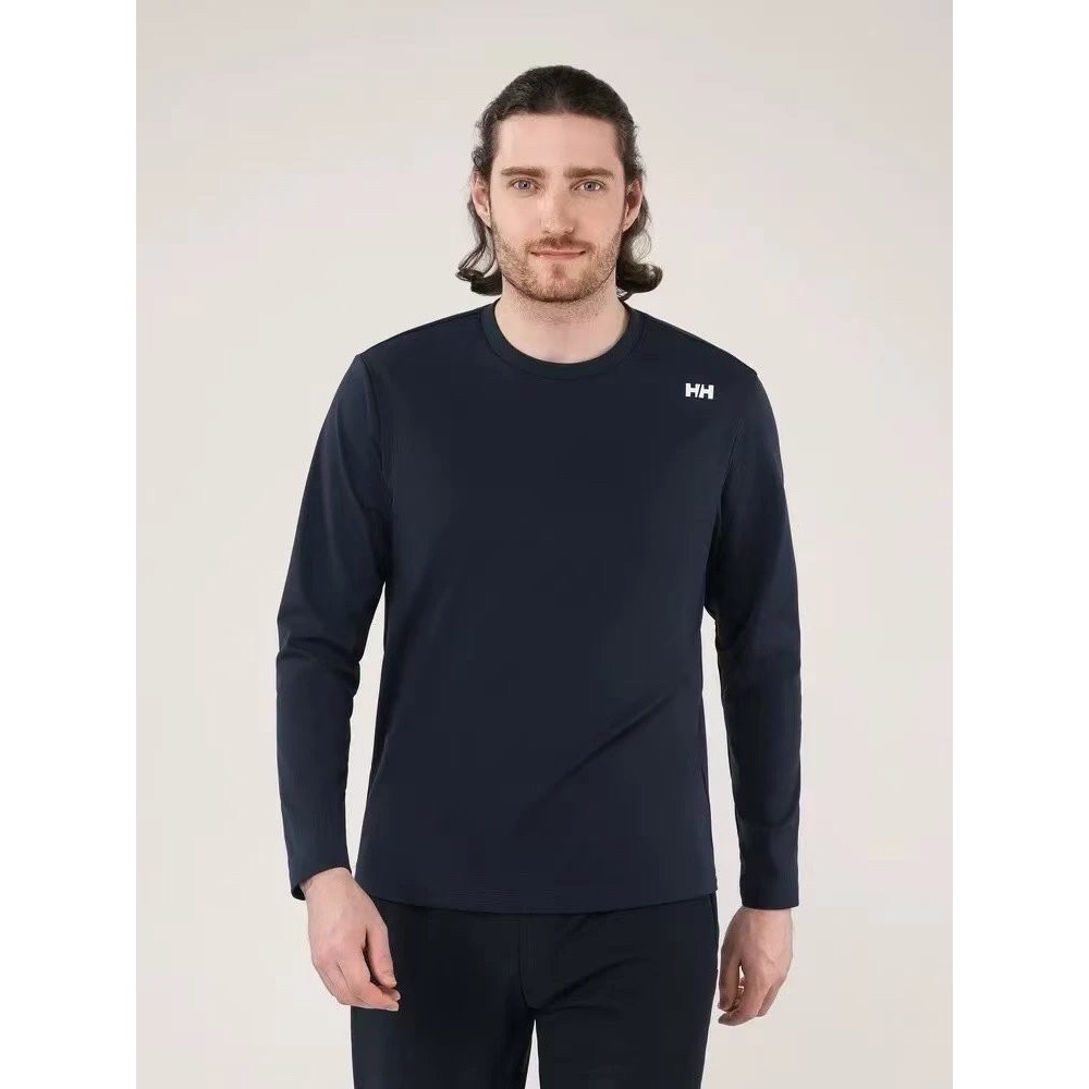 挪威大咖# HH 海麗漢森 25ss新款 純棉雙紗 打底長袖  質感非常柔軟舒服-細節圖2