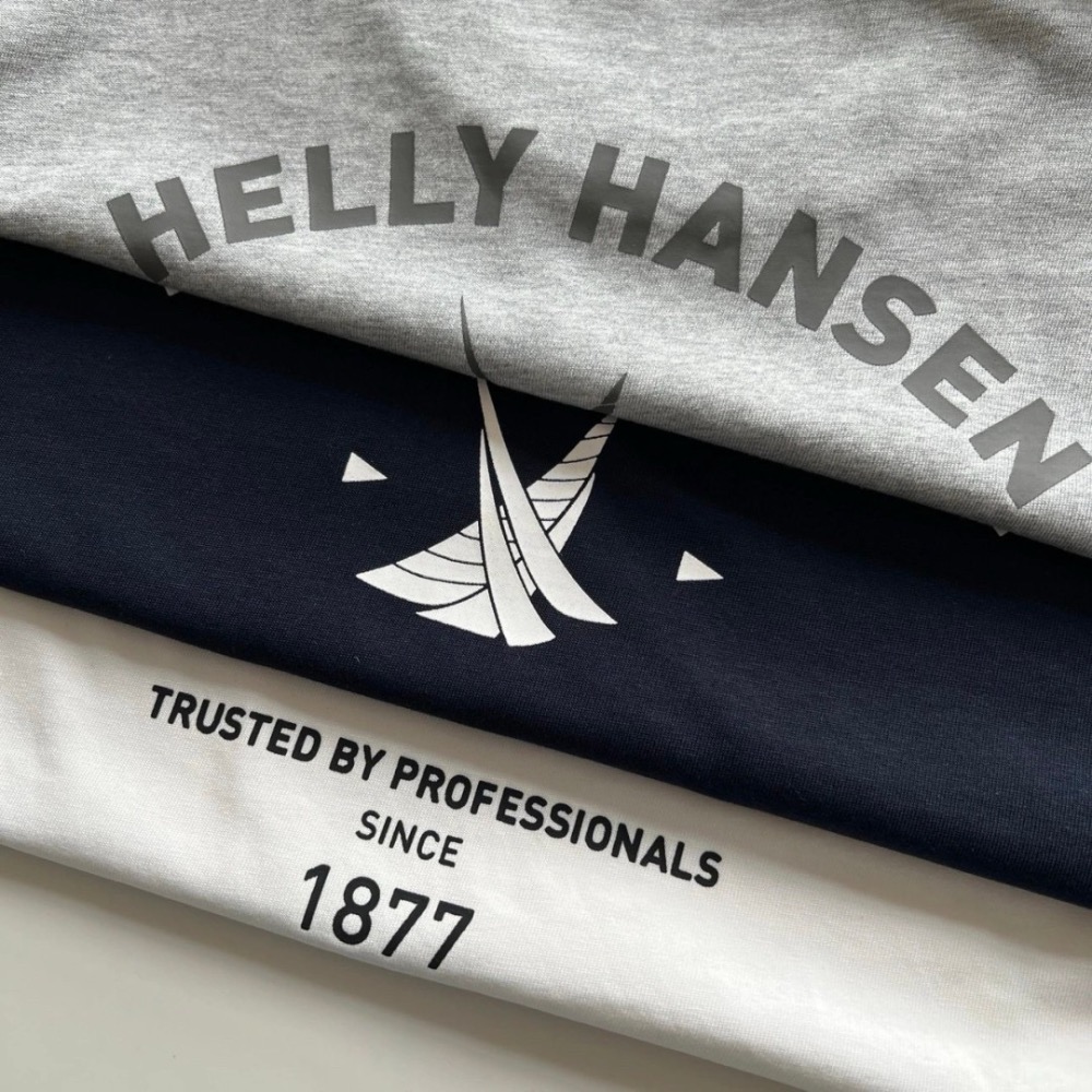 挪威大咖# HH 海麗漢森 25ss新款 純棉雙紗 打底長袖  質感非常柔軟舒服-細節圖3