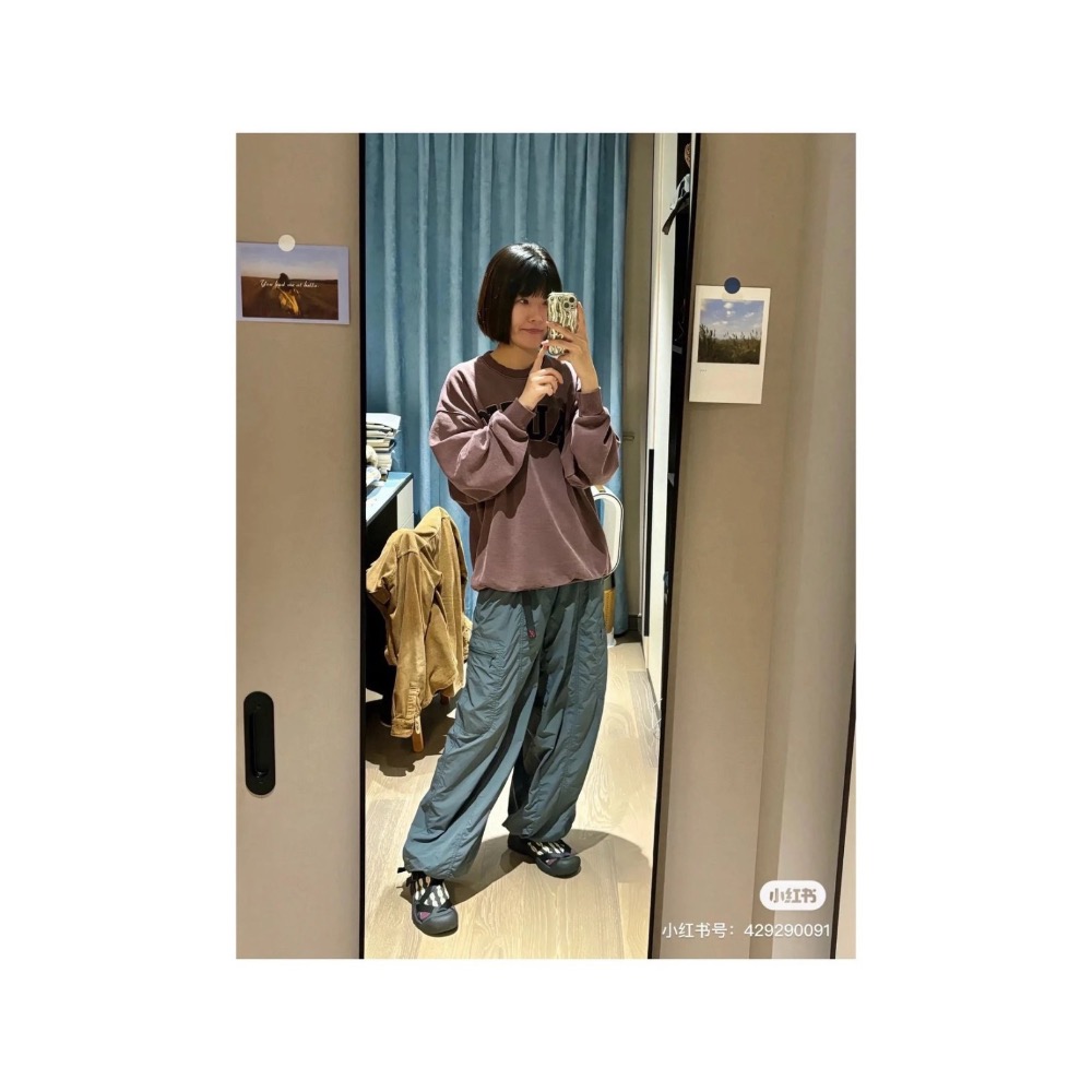 這個這個！超棒！小野人24SS輕薄立體版型多口袋抽繩長褲-細節圖3