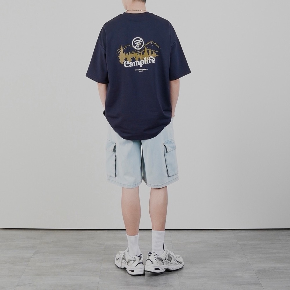 山中無訊號細絨布短T-細節圖3