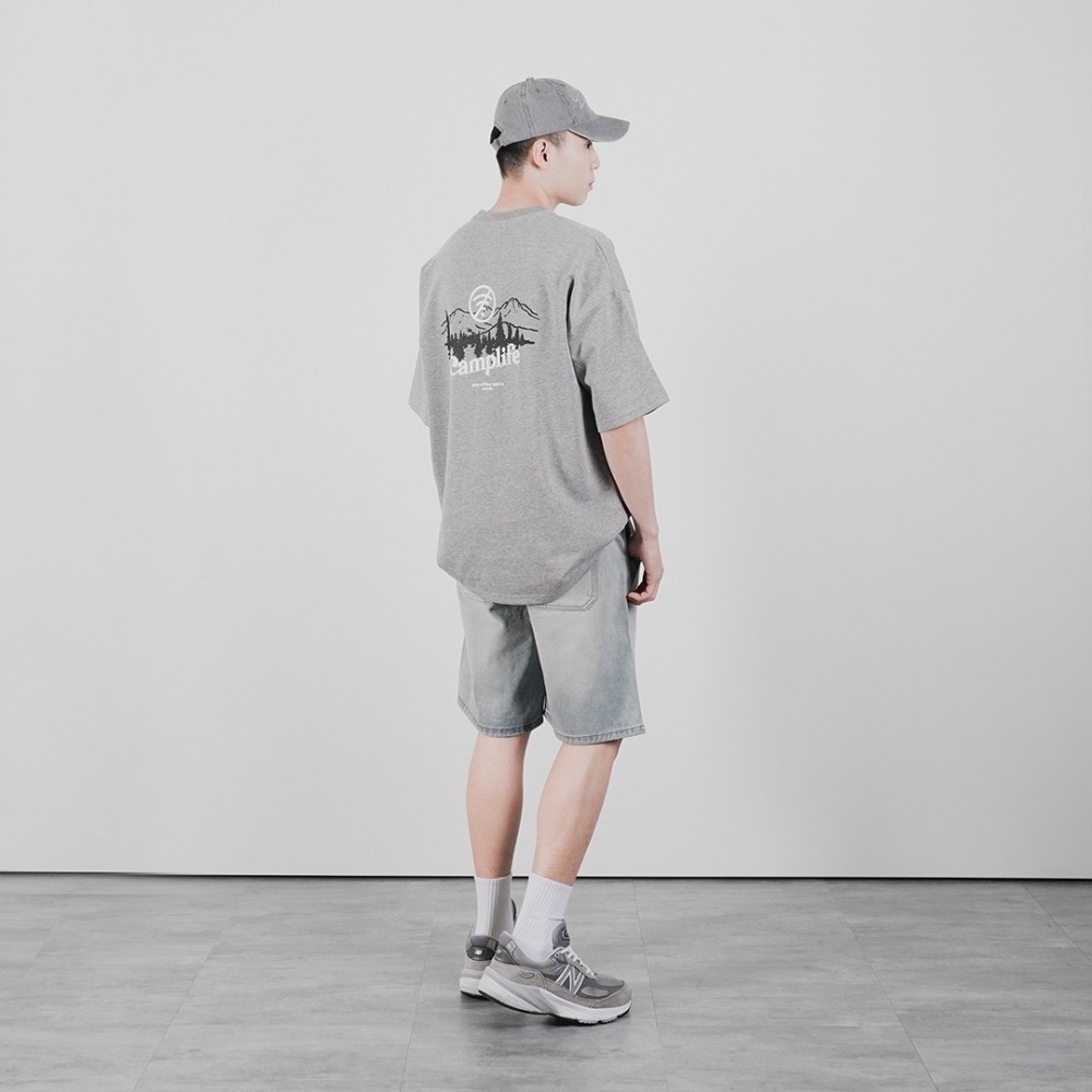 山中無訊號細絨布短T-細節圖5