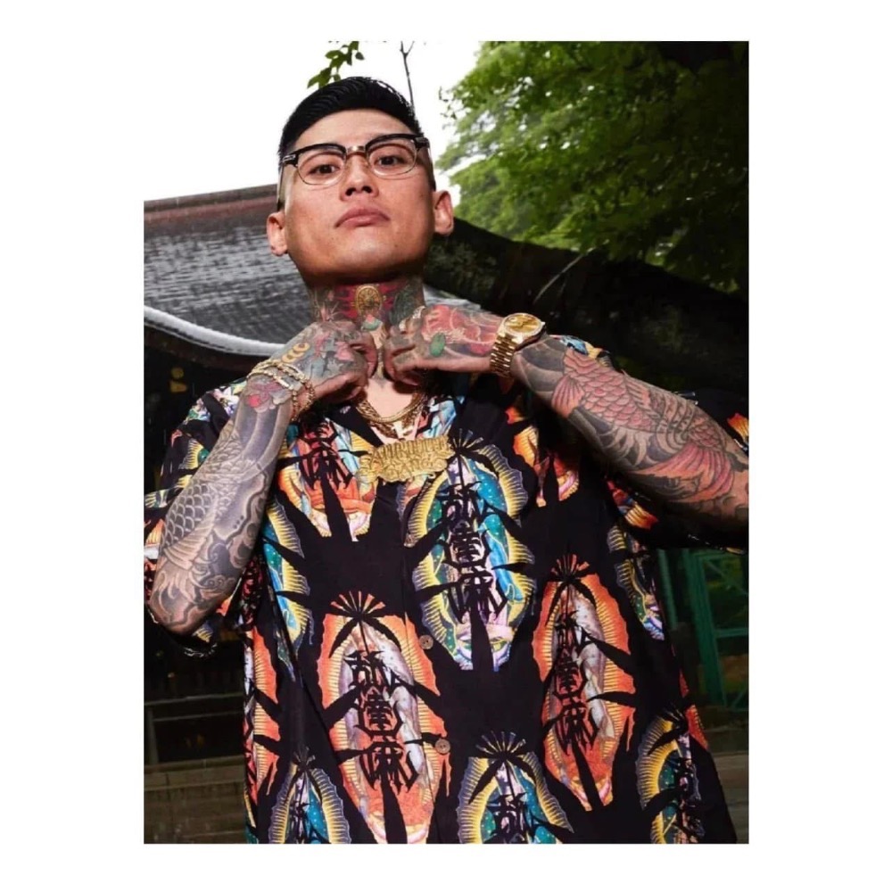 MARIA tiger stripe printed shirt 短袖襯衫 虎紋印-細節圖5