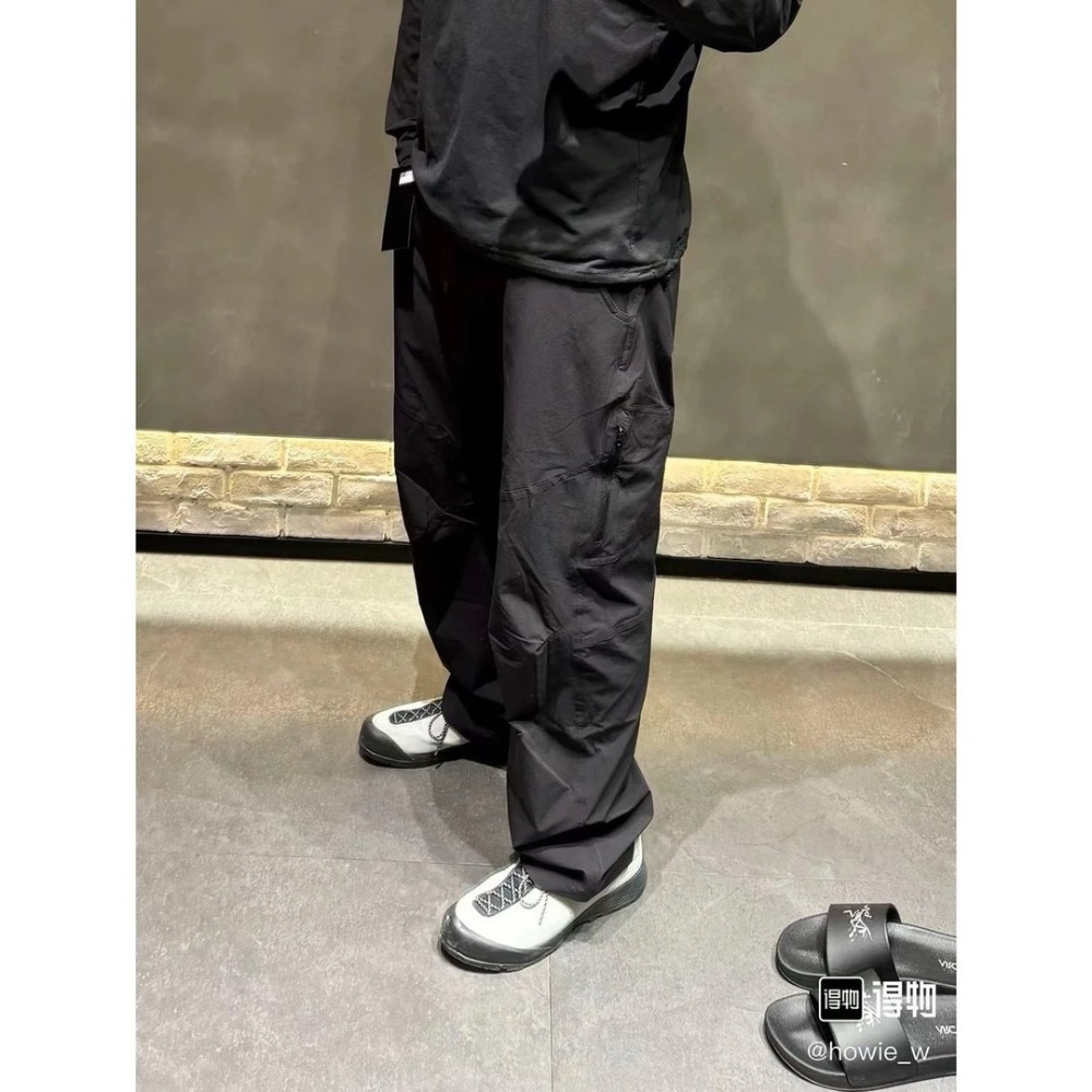 3D立體彎刀神褲＂【始祖鳥家同款】戶外輕薄解構涼感軟殼衝鋒褲 直筒薄款長褲 男女款-細節圖2
