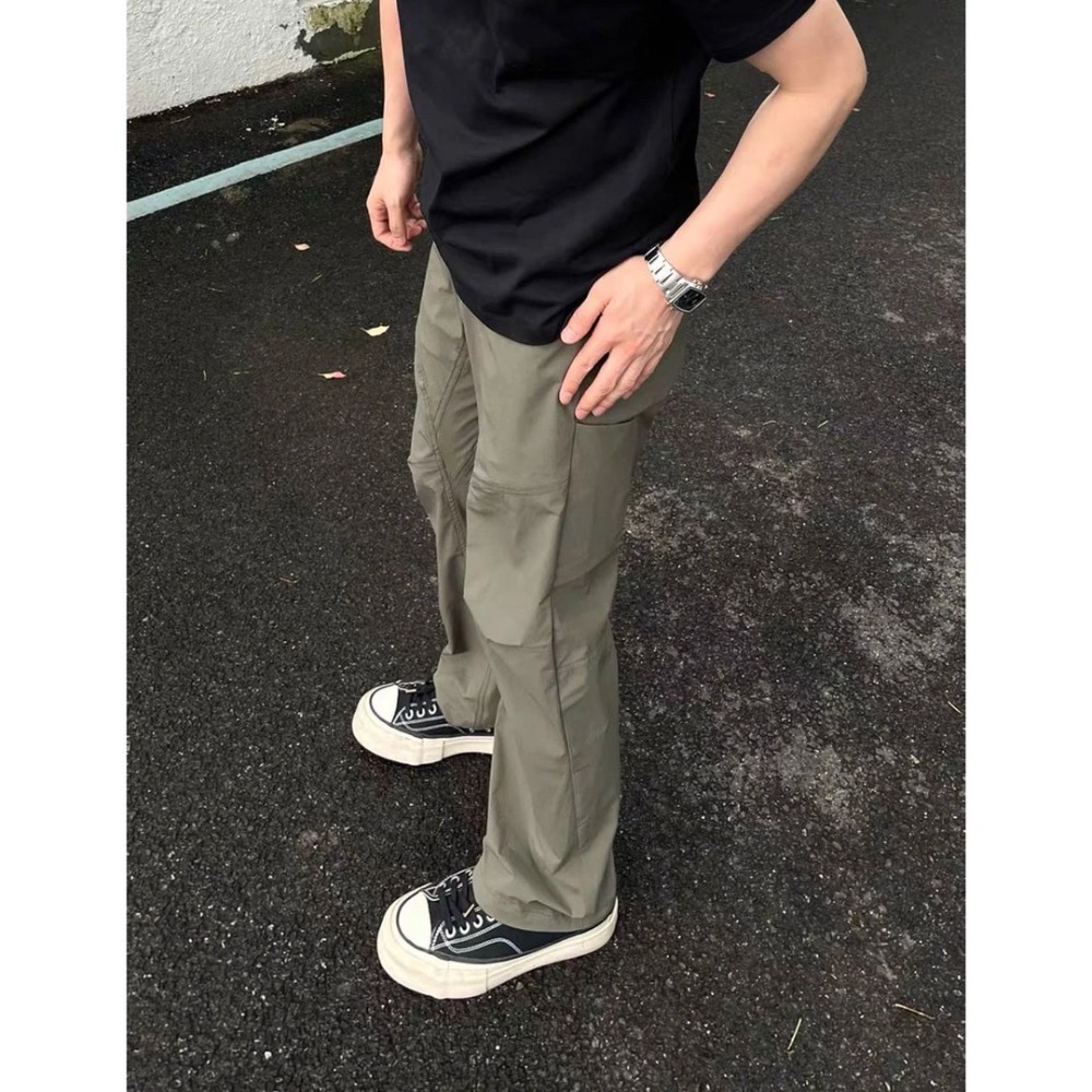 3D立體彎刀神褲＂【始祖鳥家同款】戶外輕薄解構涼感軟殼衝鋒褲 直筒薄款長褲 男女款-細節圖6