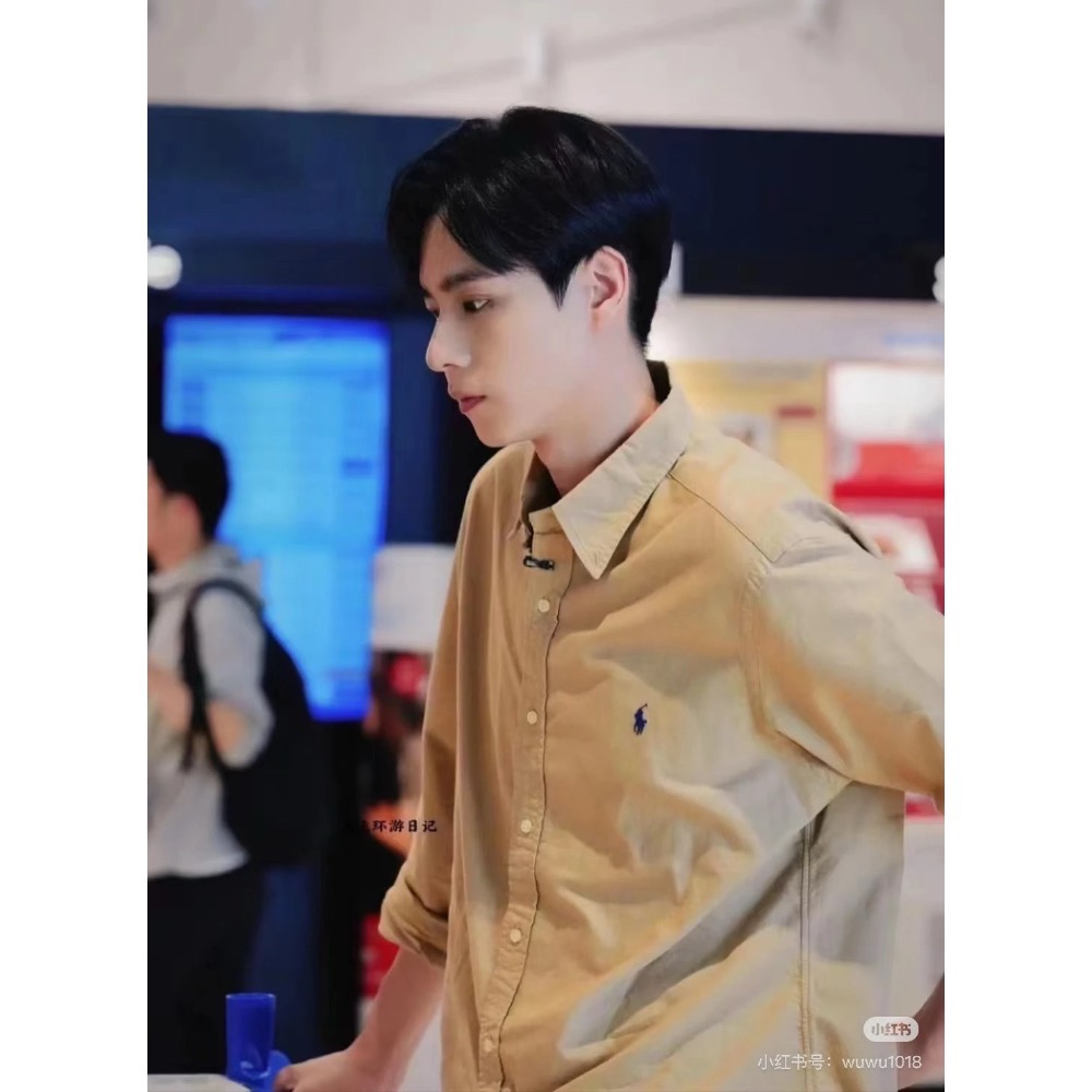 Ralph Lauren 經典四色純棉長袖襯衫 男女同款-細節圖2