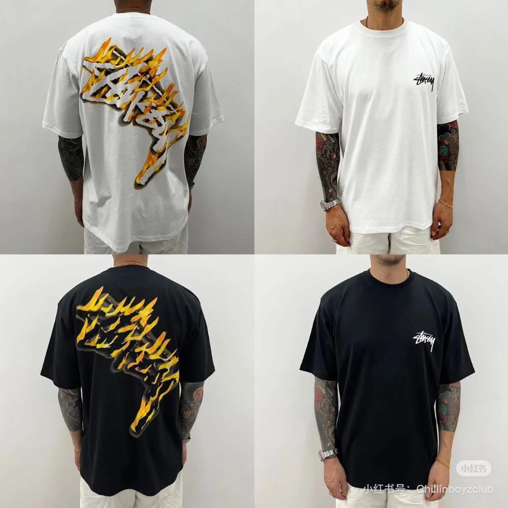 Stussy 火焰🔥短袖-細節圖2