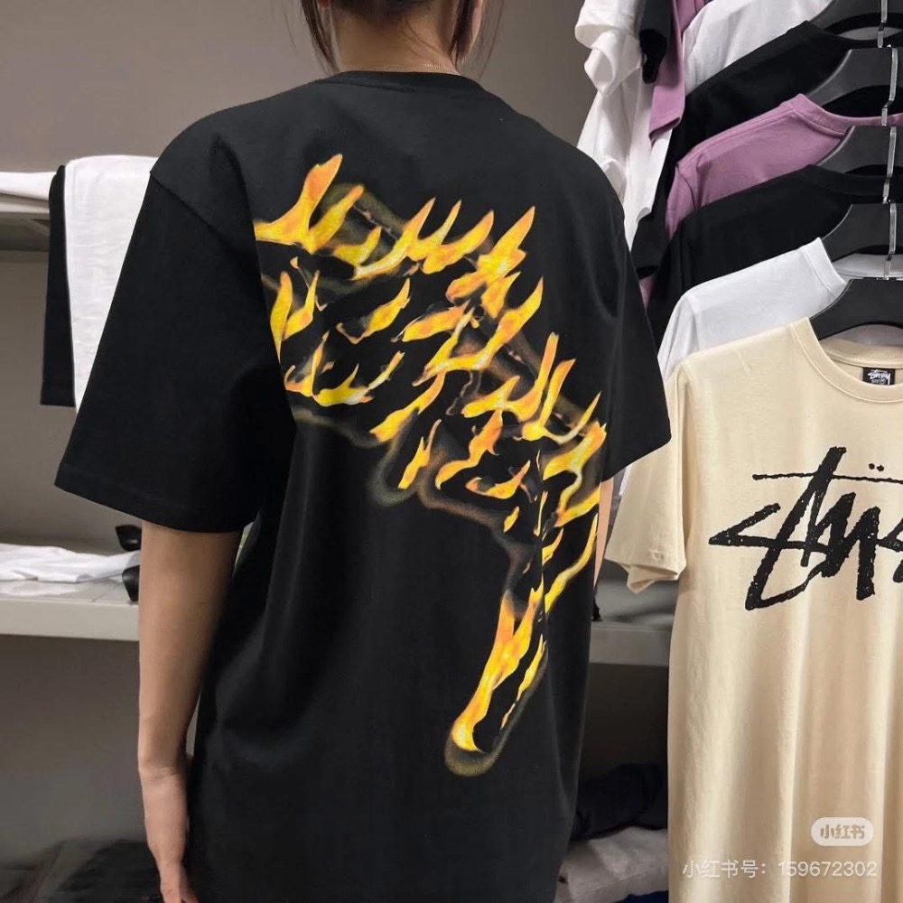 Stussy 火焰🔥短袖-細節圖3