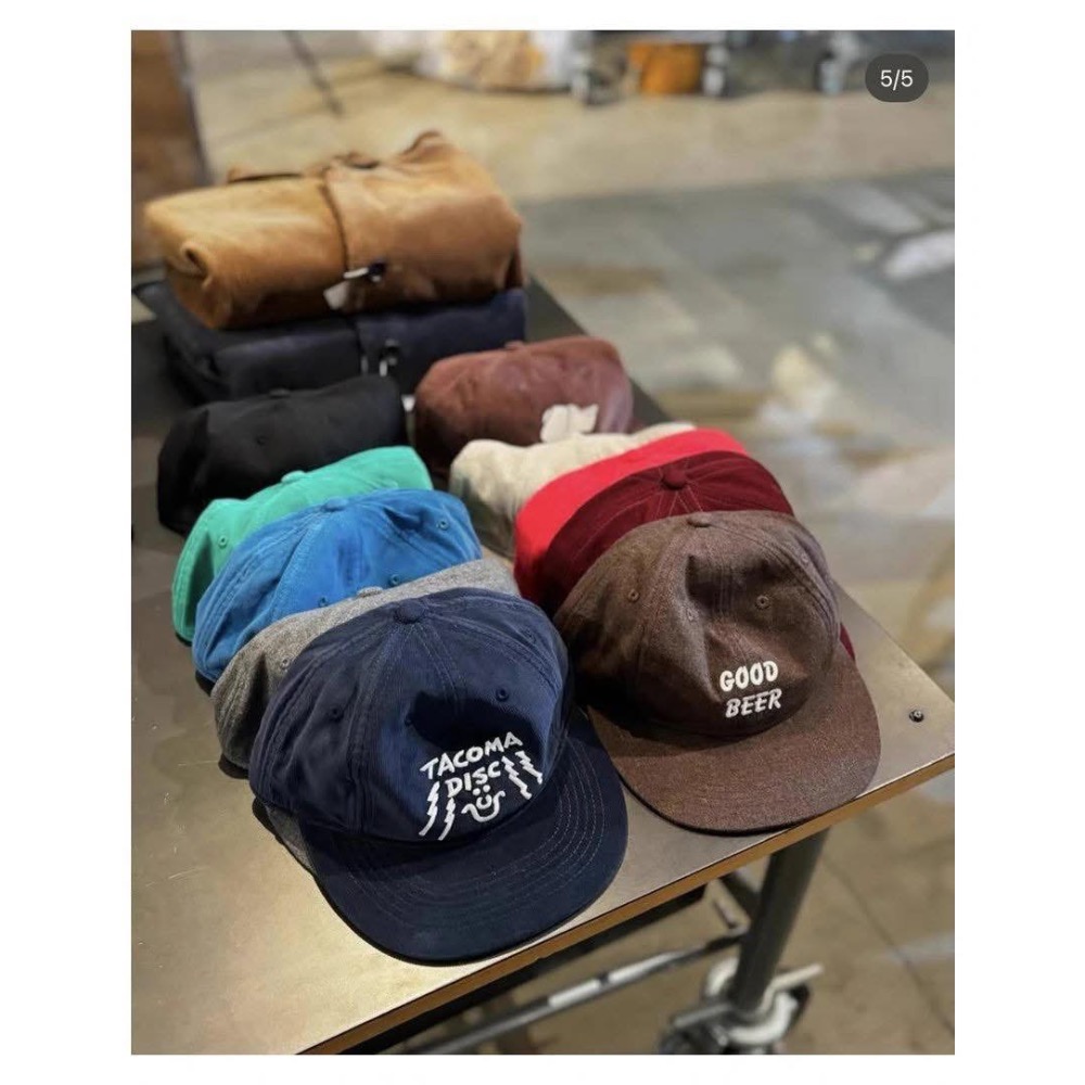 日本TacomFuji藝術家款 柔軟條絨面料 皮帶扣 棒球帽-細節圖2