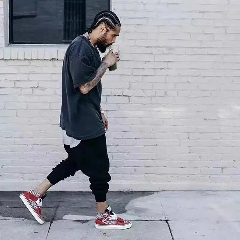 FOG 5TH主線反穿純色短袖 重工水洗打底衫T恤 男女同款-細節圖3