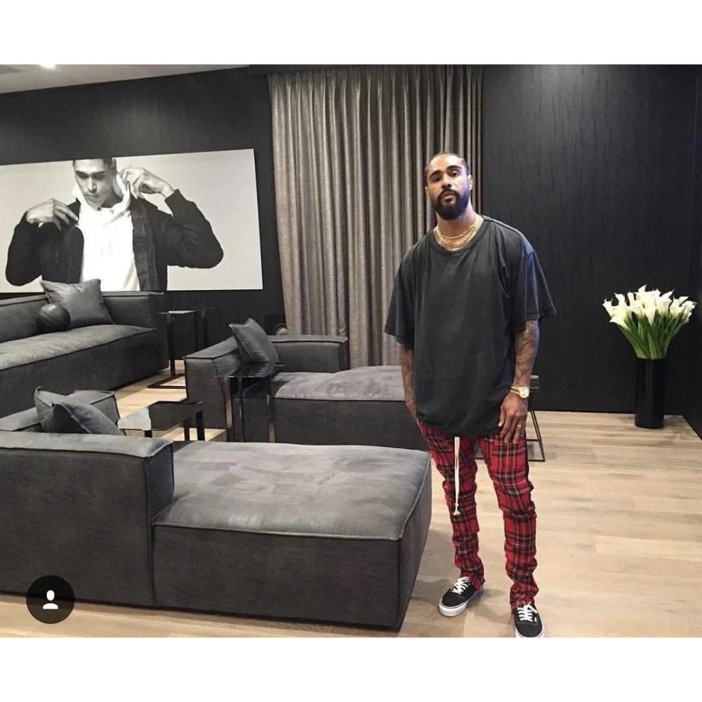 FOG 5TH主線反穿純色短袖 重工水洗打底衫T恤 男女同款-細節圖5