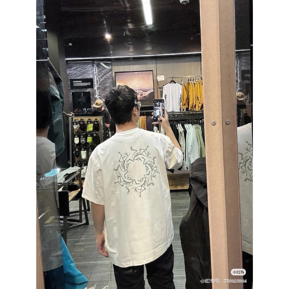 小紅書爆款推薦-ARCTERYX始祖鳥3M反光男女同款短袖-細節圖4