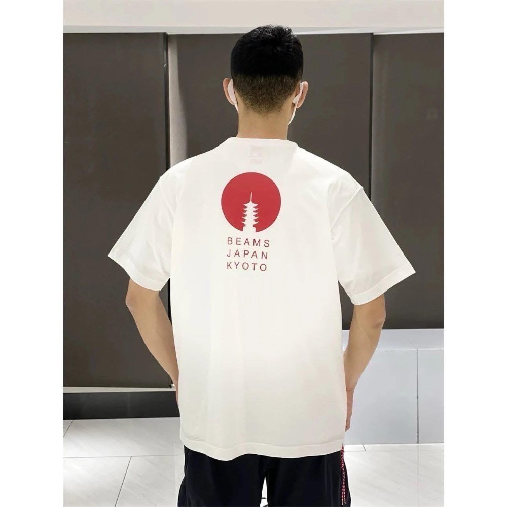 25ss京都限定#BeamsJapan Kyoto 2025SS 京都限定 富士山 紅繩 短袖T恤男女同款-細節圖5