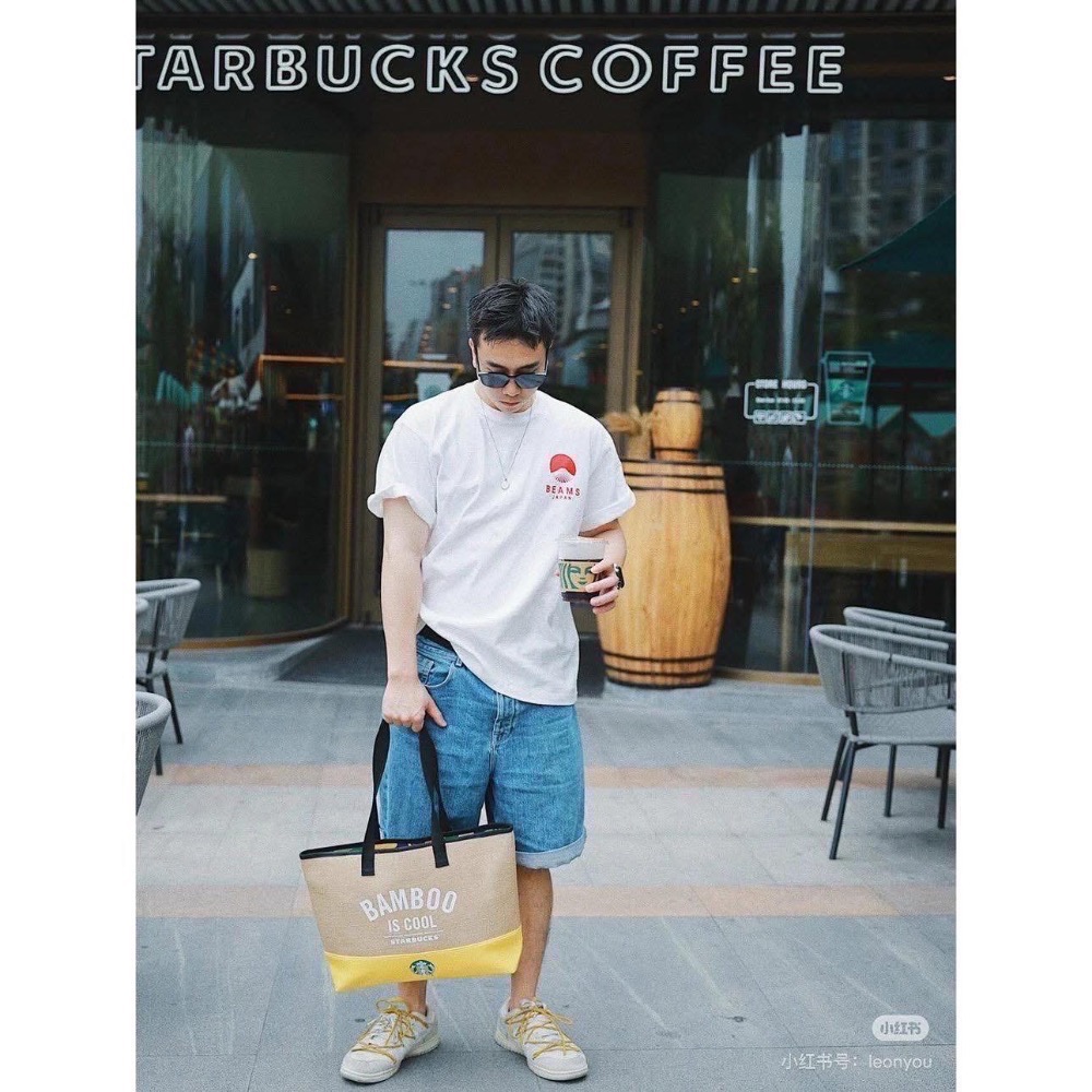 25ss京都限定#BeamsJapan Kyoto 2025SS 京都限定 富士山 紅繩 短袖T恤男女同款-細節圖6