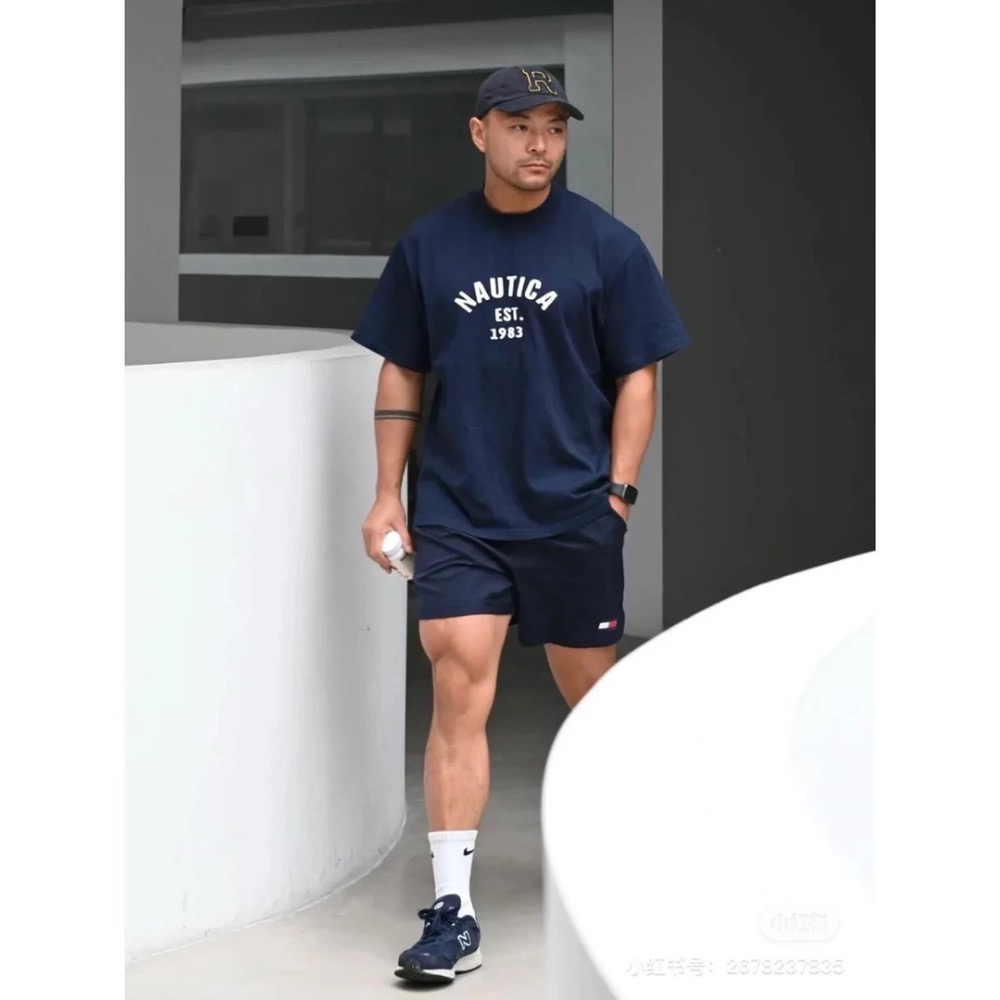 NAUTICA長谷川 1983貼布  刺繡字母 短袖T恤 男女款-細節圖7