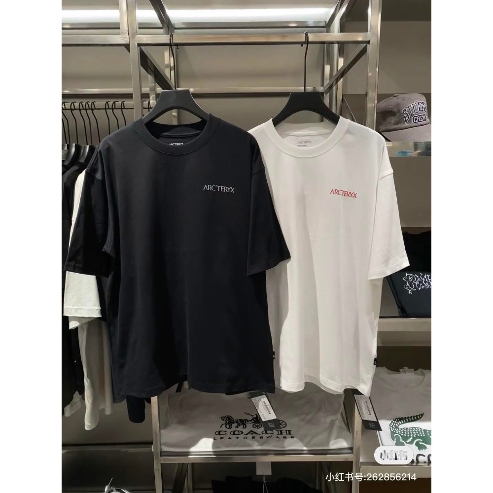 ARC‘TERYX始祖鳥男女同款短袖T恤,over size寬松版型-細節圖3