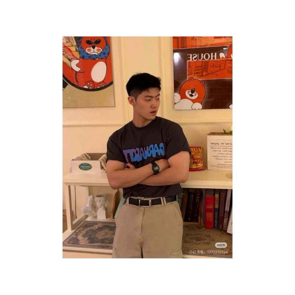 Carhartt 塗鴉字母短袖-細節圖4