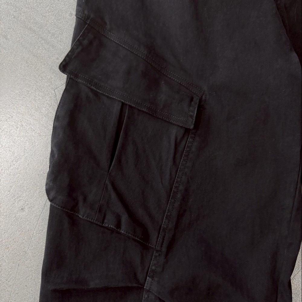 街頭寬版水洗工裝褲-細節圖9