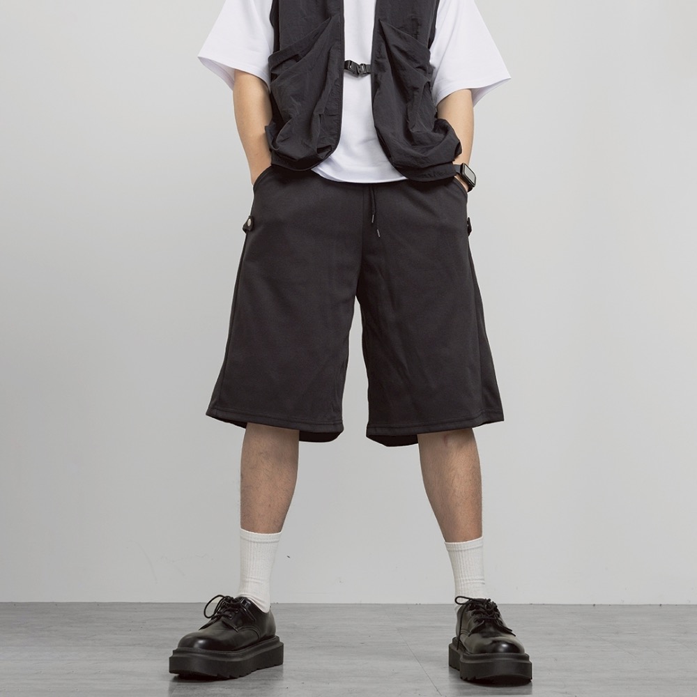 銀扣小畫家棉寬褲-細節圖5