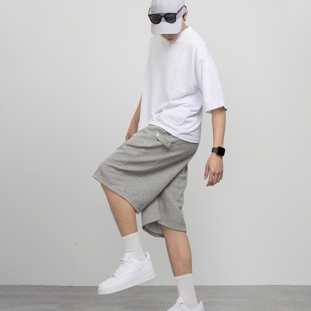 銀扣小畫家棉寬褲-細節圖6