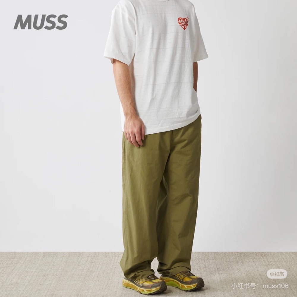 human made 25SS蛇年限定新品愛心印花竹節棉短袖T恤純棉寬松-細節圖5