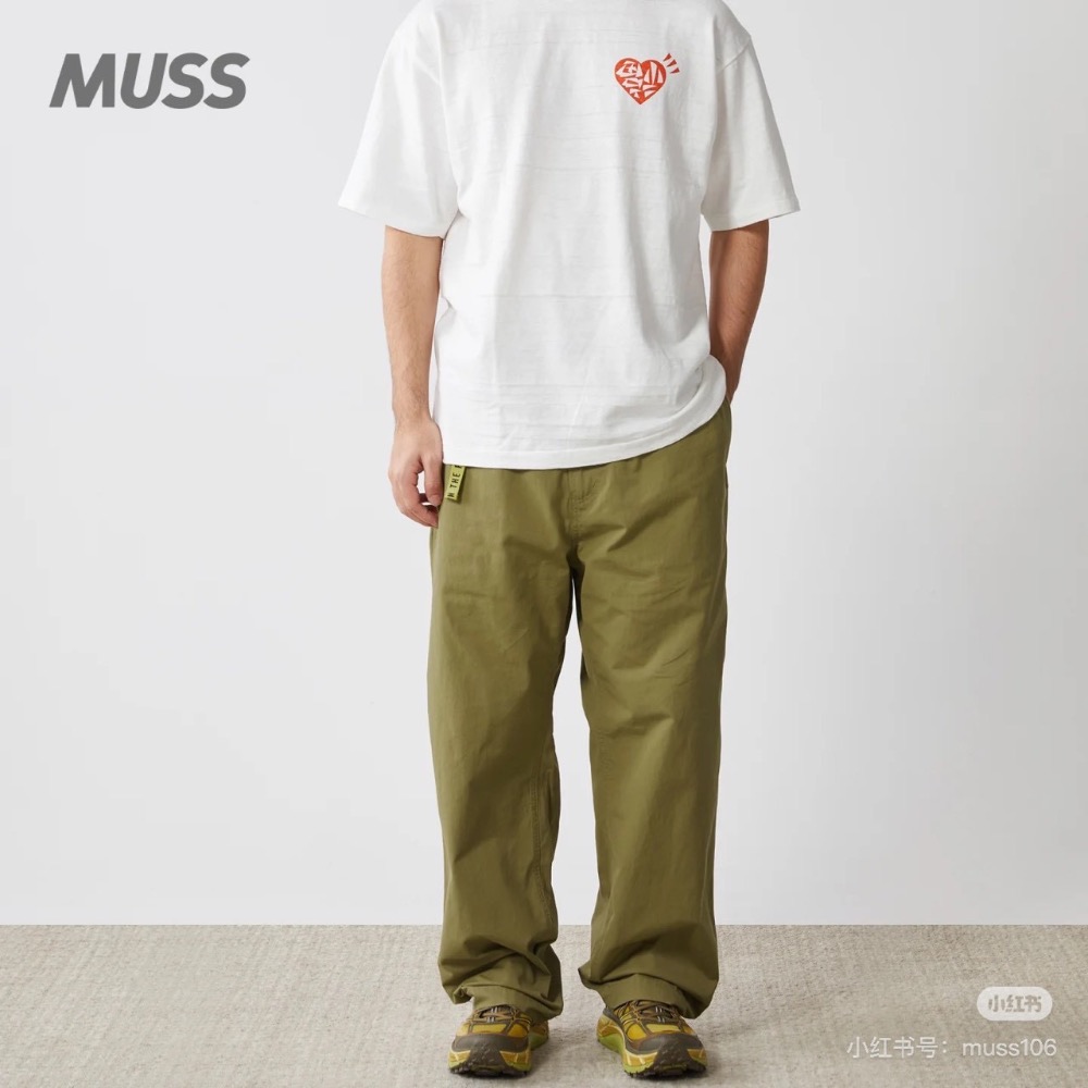 human made 25SS蛇年限定新品愛心印花竹節棉短袖T恤純棉寬松-細節圖6