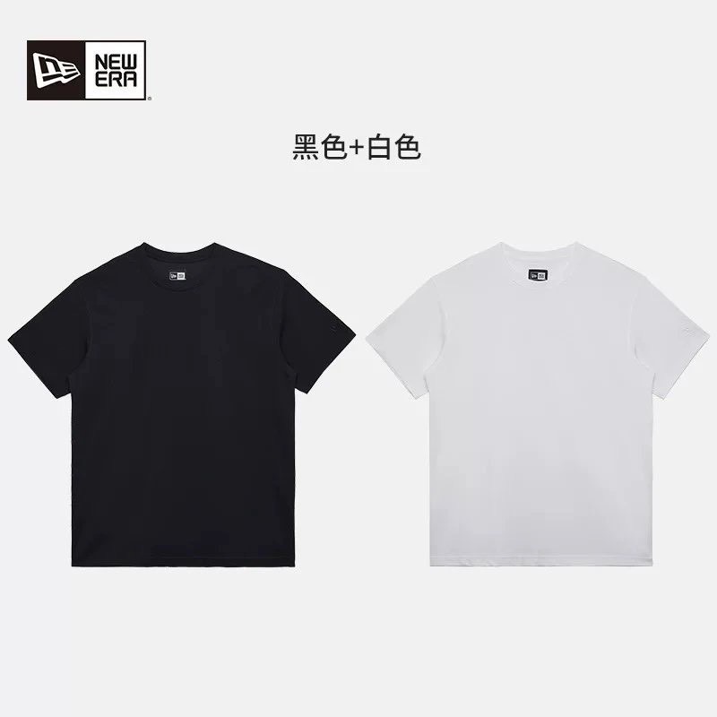 COOLERA科技面料＃【一包兩件】New Era冷感科技 純棉透氣速乾 打底短袖T恤 男女款-細節圖2