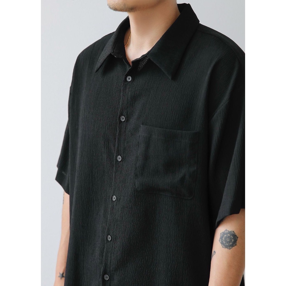 📢🇰🇷Apm皺摺紋理襯衫套裝-細節圖2