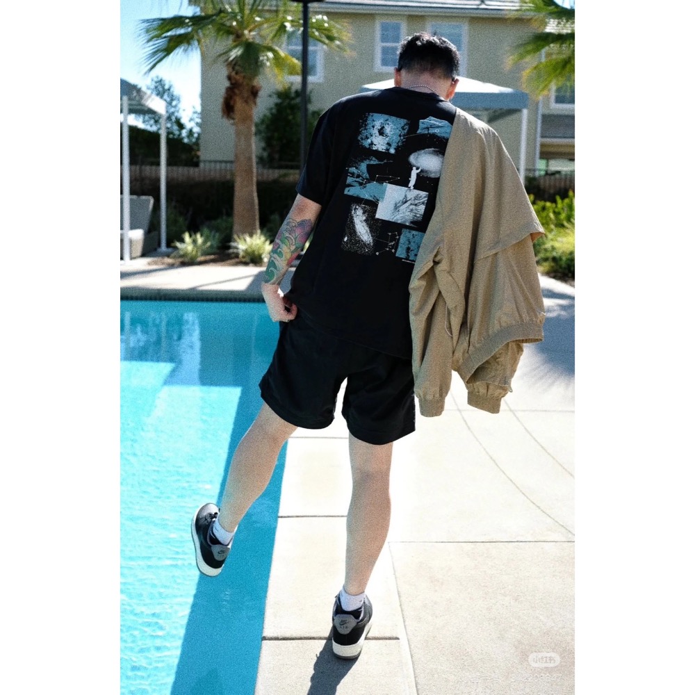 銀河漫遊指南#ACG 25夏款銀河系列純棉短袖Tee 男女同款- Korea - iOPEN Mall