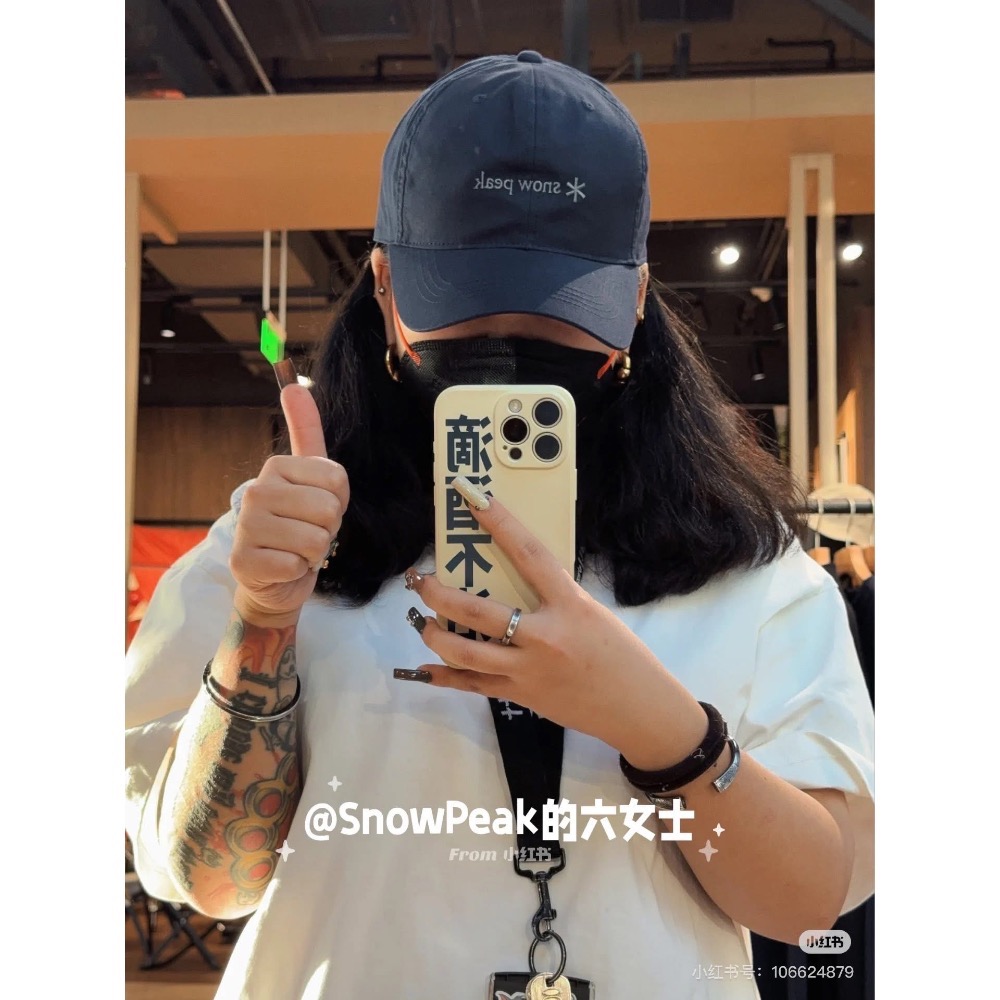 Snow peak  春夏款 情侶鴨舌帽-細節圖3