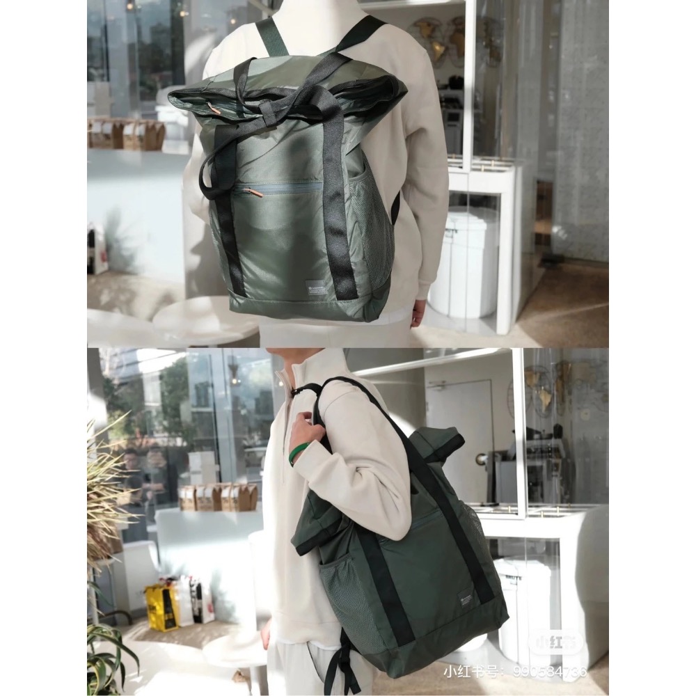 lululemon 輕裝上陣！男女款32L大容量自收納多功能雙肩包/戶外折疊背包-細節圖3