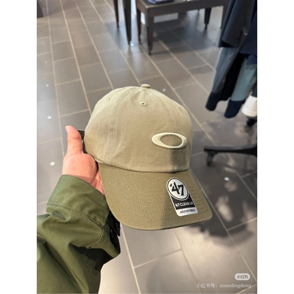 凹造型必備單品 25SS新配色 OAKLEY 聯名47 vintage 刺繡鴨舌帽復古街頭棒球帽 男女款-細節圖2