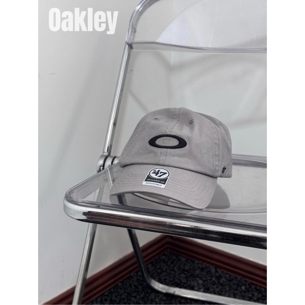 凹造型必備單品 25SS新配色 OAKLEY 聯名47 vintage 刺繡鴨舌帽復古街頭棒球帽 男女款-細節圖6