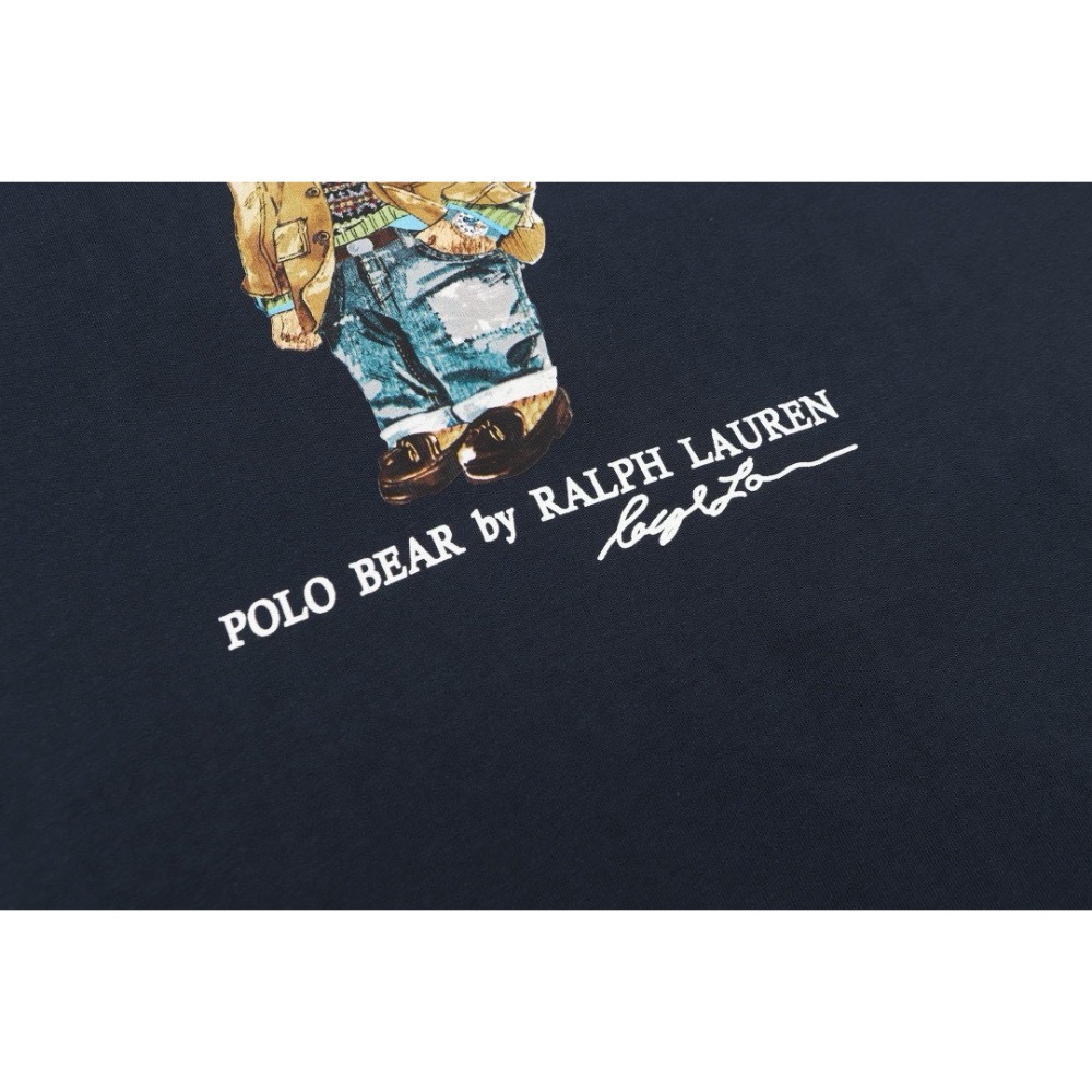 Ralph Lauren Polo 經典夾克小熊印花情侶休閒圓領T恤短袖-細節圖6