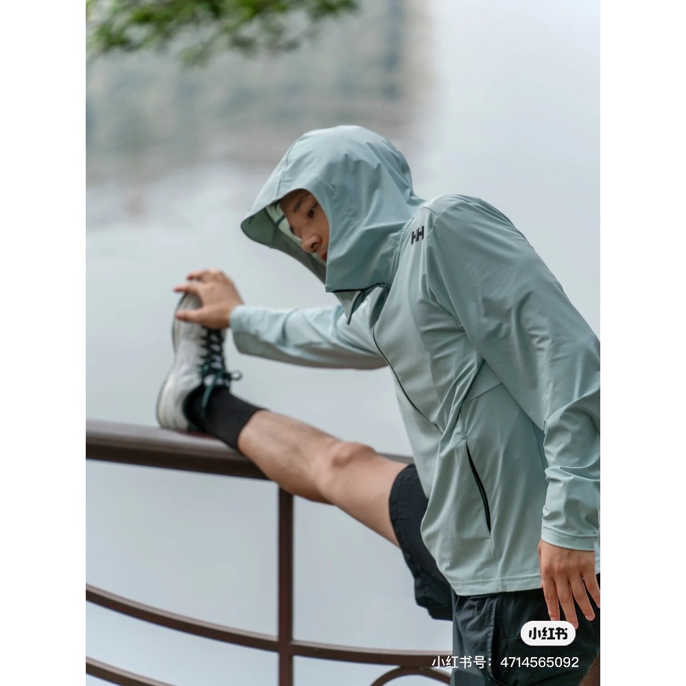 非常值得買 HELLY/HH海麗漢森夏季新款UPF100+防曬涼感戶外追光防曬衣-細節圖7