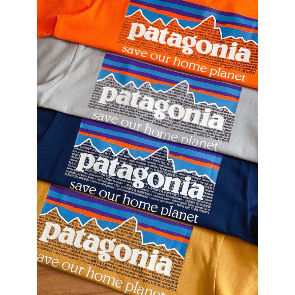 日本🇯🇵限定》 Patagonia拯救地球🌍世界和平環保♻️系列Framed Fltz Roy Trout Org-細節圖2