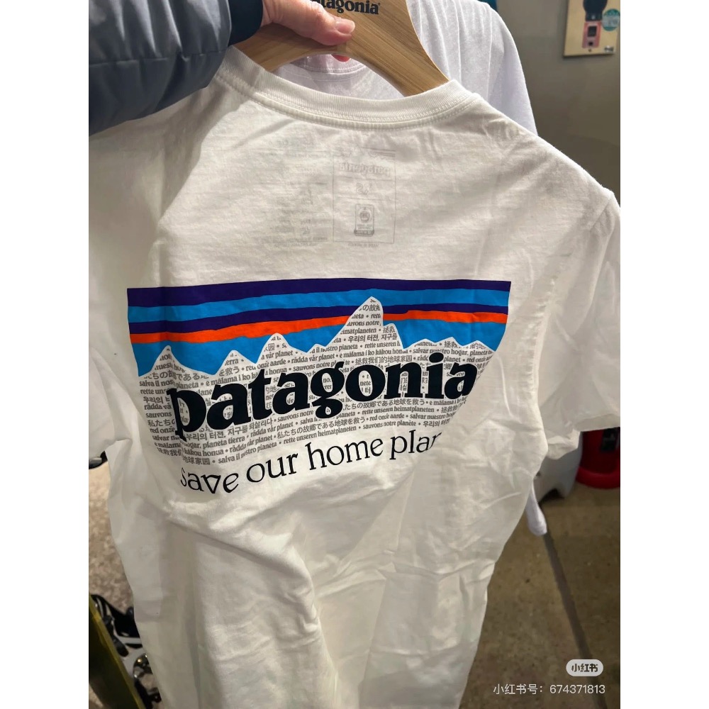 日本🇯🇵限定》 Patagonia拯救地球🌍世界和平環保♻️系列Framed Fltz Roy Trout Org-細節圖6
