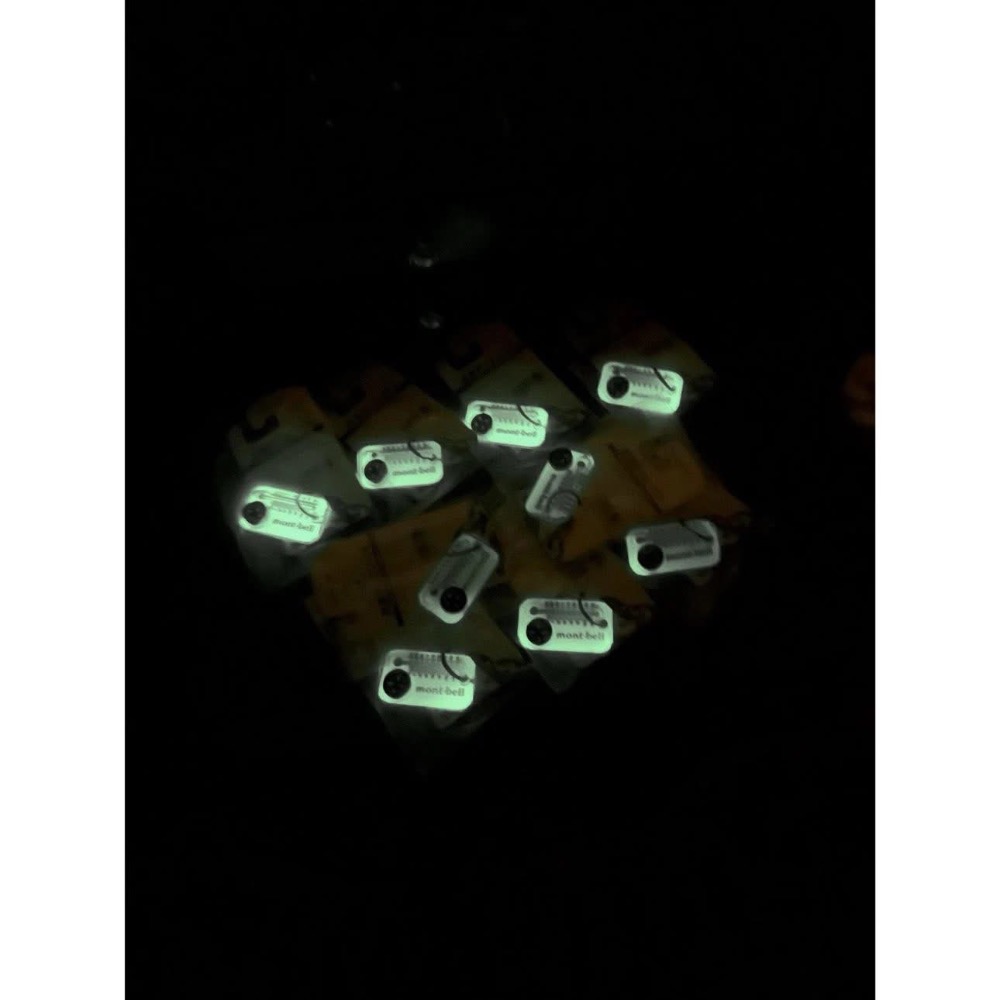 Montbell美山 夜光溫度計 指南針 鑰匙扣 掛件 戶外露營徒步登山-細節圖2