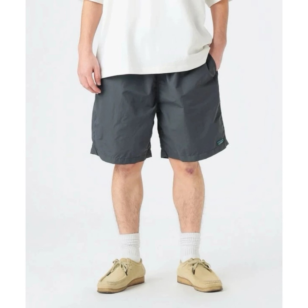 復古綠拼色#【25ss新款】L.L.Bean 日系 復古拼色防水尼龍 休閒寬松短褲五分褲 男女款-細節圖4