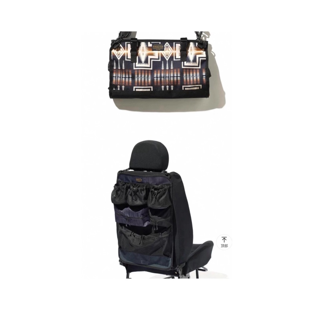 GORDON MILLER汽車椅背收納掛袋 多用途  功能性 可單肩挎包 洗漱包-細節圖7