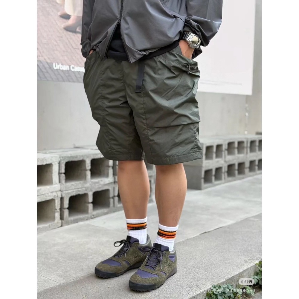 今夏必入OOTD 短褲#［25ss戶外機能】GOLDWINRIPSTOP LIGHT CARGO 防撕裂 機能抽繩大口袋-細節圖2