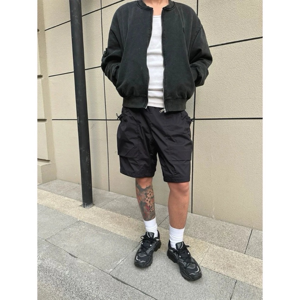 今夏必入OOTD 短褲#［25ss戶外機能】GOLDWINRIPSTOP LIGHT CARGO 防撕裂 機能抽繩大口袋-細節圖7