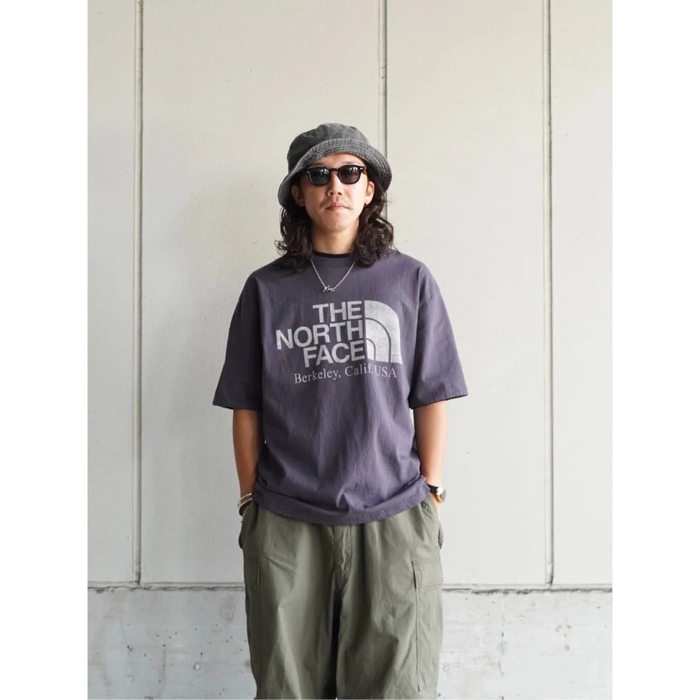 TNF/The North Face 70z Field Graphic 北面紫標雙層領水洗印花做舊Tee-細節圖2