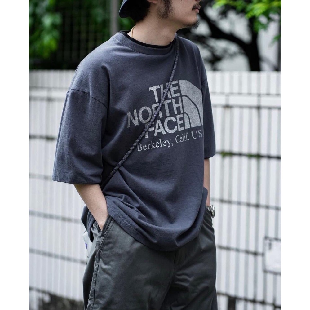 TNF/The North Face 70z Field Graphic 北面紫標雙層領水洗印花做舊Tee-細節圖3