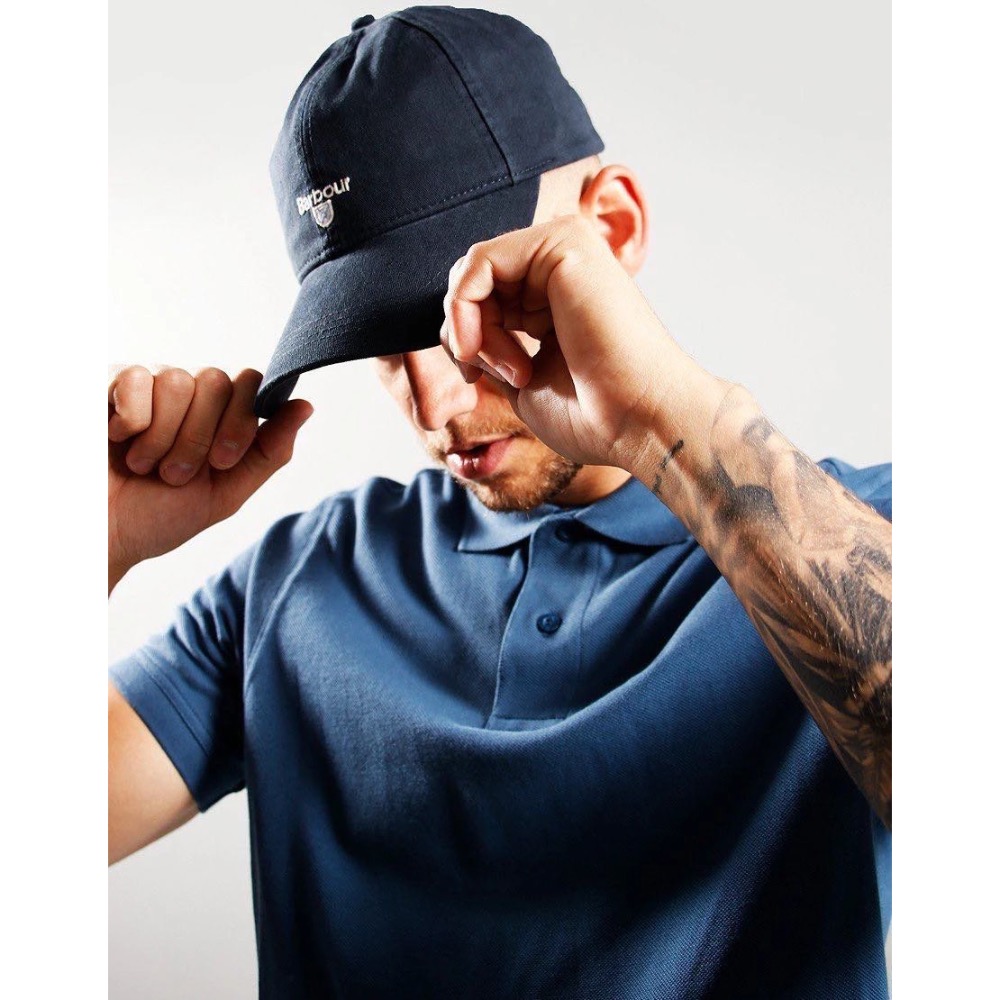 眾多明星同款＃【必備復古單品】Barbour 刺繡Logo 美式復古 水洗做舊 彎檐軟頂棒球帽 男女款-細節圖2