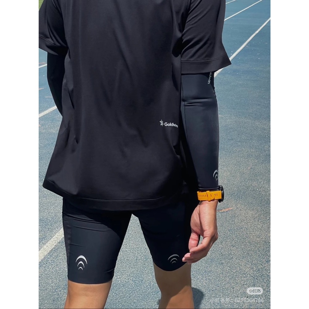 Goldwin Compression防曬冰袖 跑步登山壓縮臂套-細節圖4