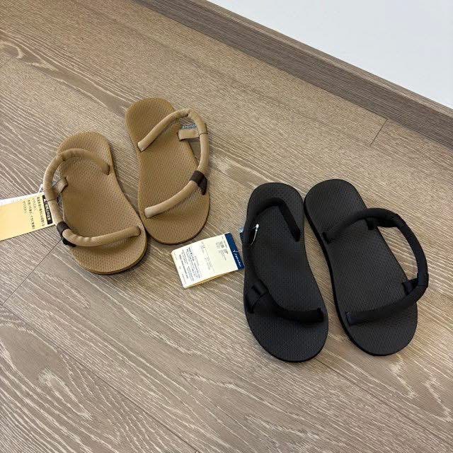 腳下的鬆弛感 montbell 拖鞋 經典S型綁帶 男女同款黑色-細節圖3