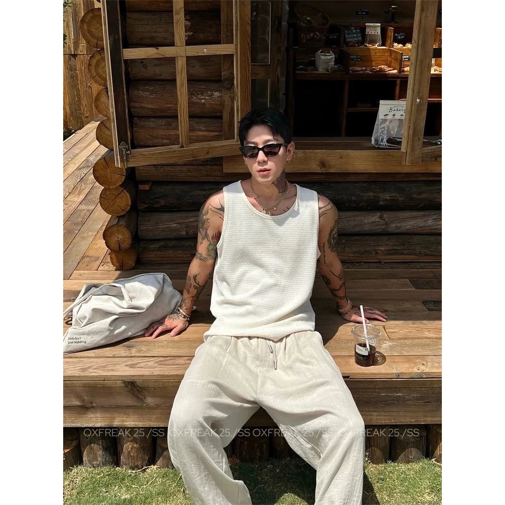 靜奢主義】老錢風提花背心|蜂窩格立體肌理打造不費力的高級感-細節圖3