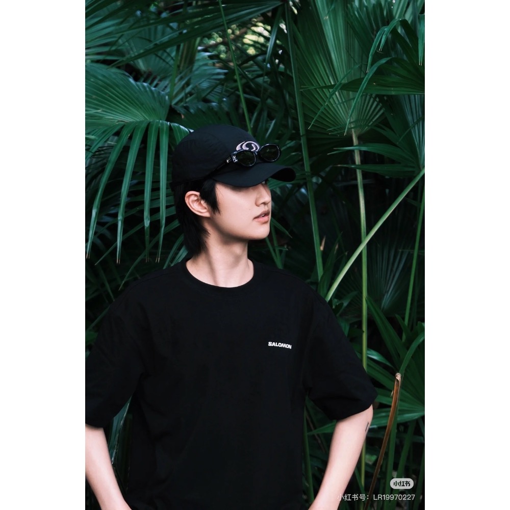 SALOMON薩洛蒙 UNI 山羊Mountain Goat戶外冷感舒適圓領短袖T恤 男女同款-細節圖4