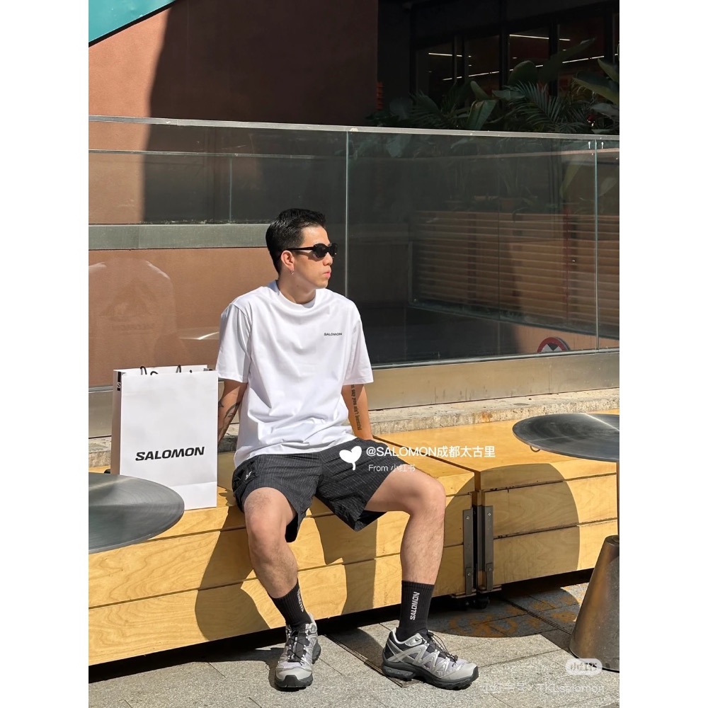 SALOMON薩洛蒙 UNI 山羊Mountain Goat戶外冷感舒適圓領短袖T恤 男女同款-細節圖9