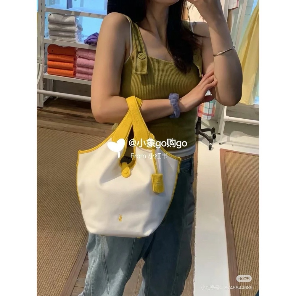 Polo寶藏菜籃子包#【金玟庭同款】  Ralph Lauren小馬刺繡-細節圖3